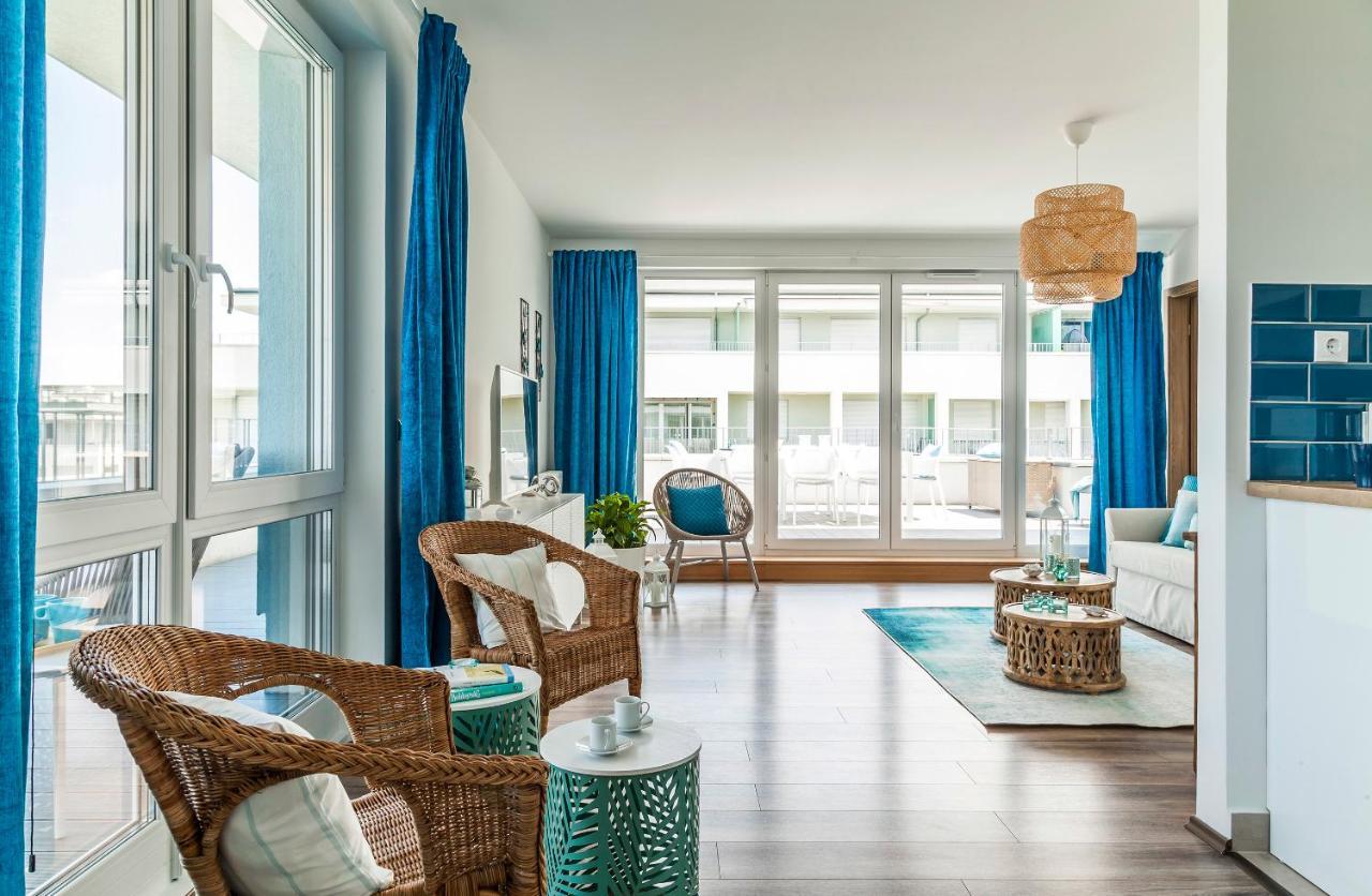 Blue Apartments Balatonlelle Bagian luar foto